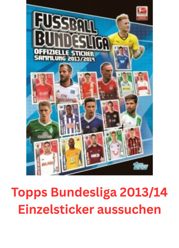 Topps bundesliga 2013 - topps, 2013/14