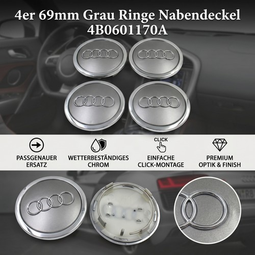 4pcs 69mm nabendeckel - 4pcs,