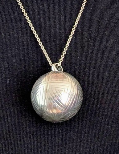 Silberne klangkugel schmuck - silberne,