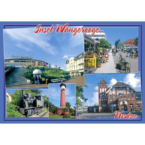 Insel wangerooge postkarten - insel,