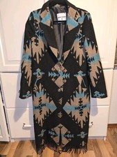 Front Street 8🎄Mantel 🎄Gr. 36 38 Fransen Schwarz Zara Türkis Instyle Hm🎄