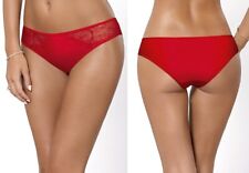 Slip String Panty weiß schwarz rot transparent PariPari Dessous Unterwäsche