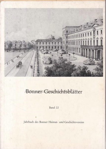 Bonner geschichtsblätter - bonner,