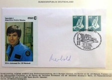BRD WEST GERMANY 1984 Special Cover Spacelab Mission Space Merbold Autograph