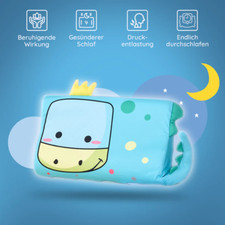 Calmlye Kinderkissen – Ergonomisch, Hautfreundlich, Atmungsaktiv, 45x27x6 cm