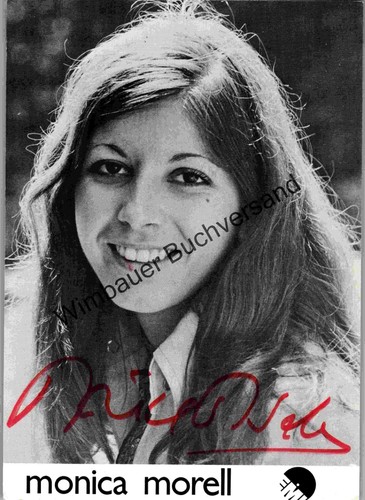 Original autogramm monica - autogramm,