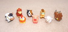 Fisher Price Little People Bauernhof 8 x Tierfiguren - Pferd Schwein Schaf LAMA ZIEGE