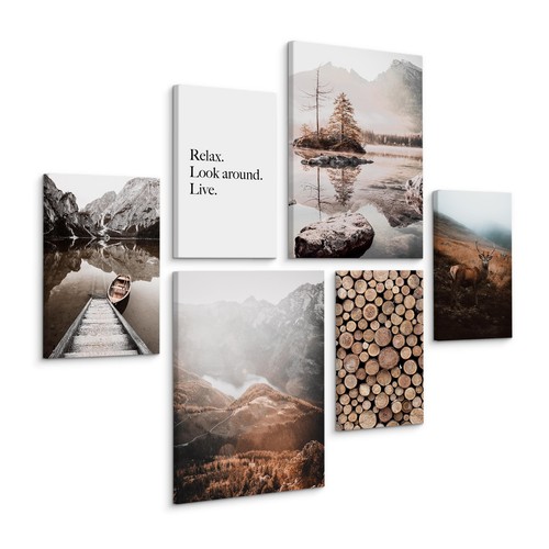Leinwand bilder set - leinwand,