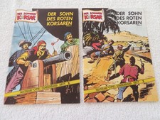 Nostalgie Comic 2x Nr. 2 3 DER SCHWARZE KORSAR Teil 1+2 Sohn des Roten Korsaren