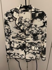 Vercotti Damen Jacke Gr.XXL -Schwarz-weiß Strick charakter, gebraucht