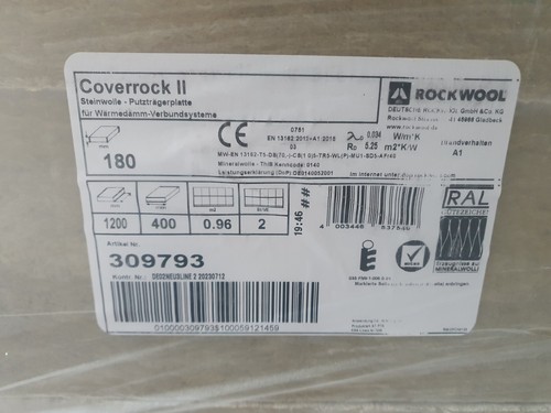Rockwool coverrock 180mm - rockwool,