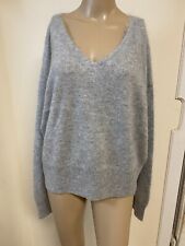 L Pure Brushed Cashmere V-Neck