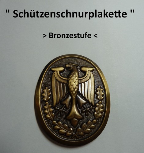 Schützenschnur plakette - plakette,