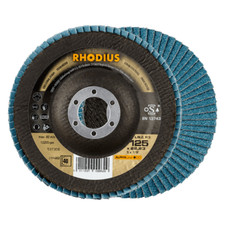 RHODIUS Fächerscheibe LSZ F3 10 St. Ø 115-180 mm, Korn 40-120, Edelstahl, Stahl