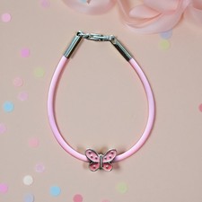 Kinder Armband Schmetterling Butterfly rosa Magnet Schmuck Energetix 16cm Kautsc