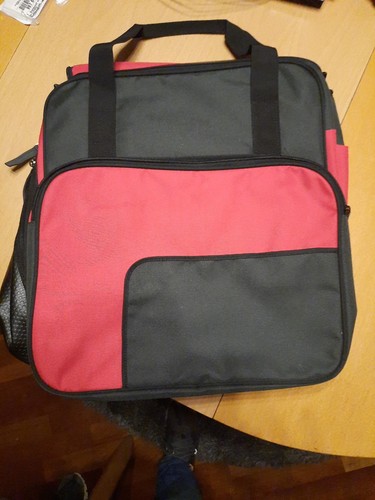 Skischuhtasche rot schwarz