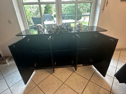 Sideboard schwarz lackiert - sideboard, von