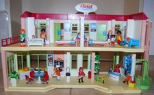 Playmobil großes Hotel viel Zubehör Aufbauanleitung Ferien Urlaub