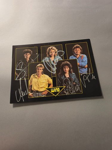 Wind signed autogrammkarte - wind,