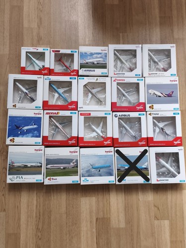 79x herpa wings - modelle, 1:500