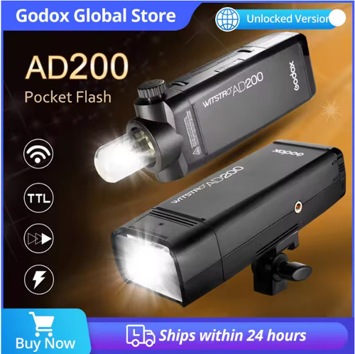 Godox ad200 200ws ttl high - 200ws,