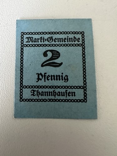 Thannhausen gemeinde notgeld - thannhausen, -gemeinde-