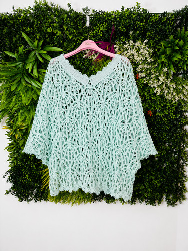 Boho häkel tunika - häkel,
