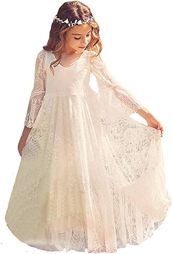 Mädchen kleid spitzen - mädchen,