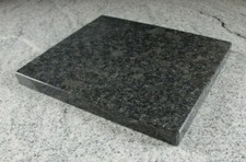 Steel Grey poliert 2cm stark Entkopplungsplatte Gerätebasis Lautsprecher Granit 