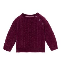 Ergee Mädchen Chenille Pullover Gr. 74 Weinrot Bordeaux 