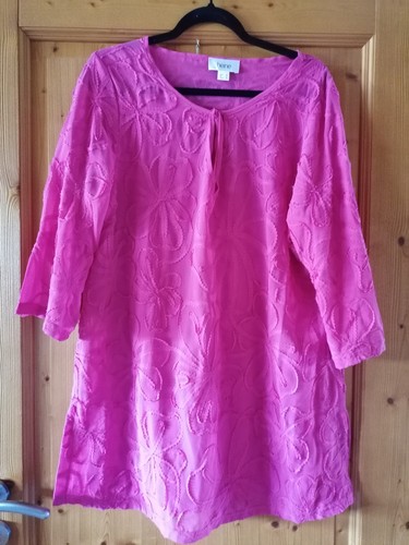 Heine chiffon bluse pink - gr, 46