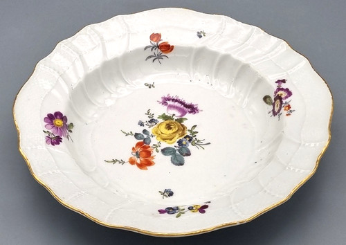 Meissen porzellan suppenteller - meissen,