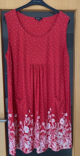 Damen kleid popken - 50/52, rot