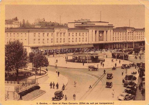 Geneve genf gare place - et,