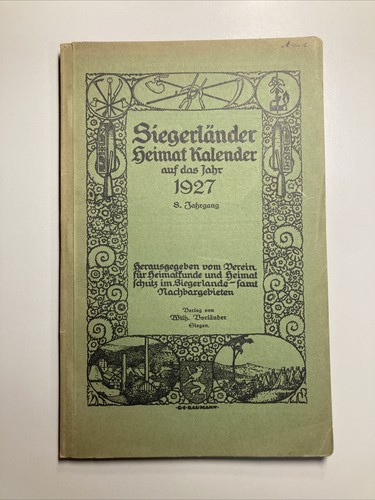 Siegerländer heimatkalender - siegerländer,