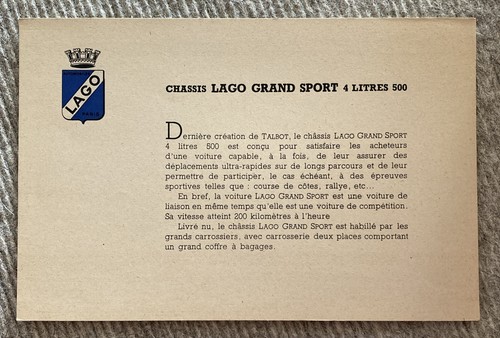 Talbot lago suresnes - suresnes, grand