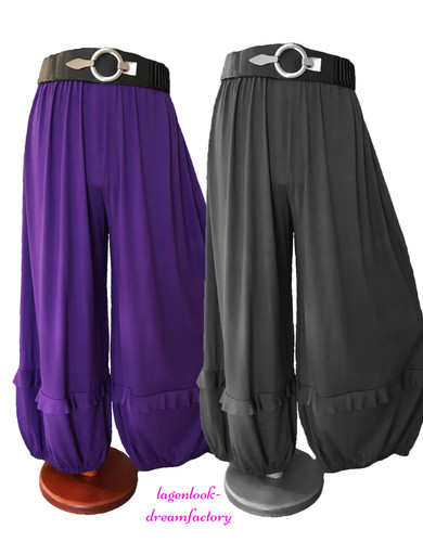 Lagenlook ballon hose rüschen - lagenlook,