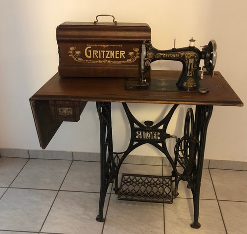 Alte antike nähmaschine - alte,
