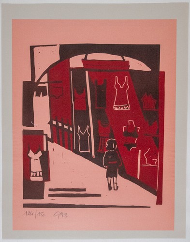 Gerda leopold linolschnitt - gerda, leopold,