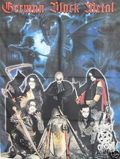 German Black Metal Posterfahne