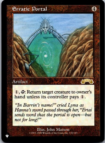 Erratic portal 132 143 - 132/143, rare