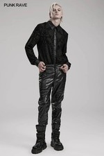 Punk Rave Gothic Hemd - Royal