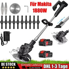 1880W Akku Rasentrimmer mit 2