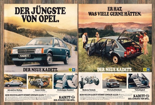 Opel kadett reklame - kadett, d