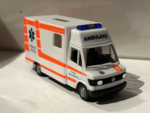 Herpa hetterich 207d rtw - mb,