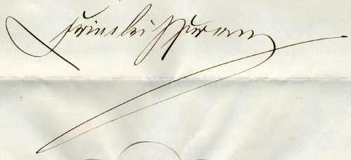 Autograph friedrich franz - -,