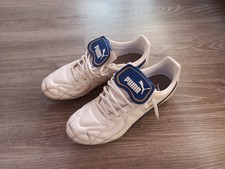 Puma King FG Fussball Schuhe Größe 43 Weiß Blau Gold