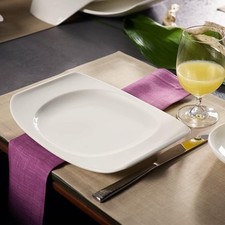 Villeroy & Boch Urban Nature Frühstücksteller – 27 x 19,5 cm – Weiß – Porzellan