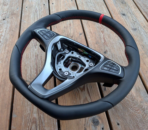 Neu lederlenkrad für - neu, mercedes