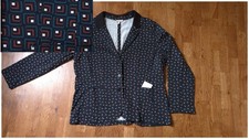 Deerberg Jacke Blazer Sweatshirt Material Gr. XL (42/44/46) Maße angegeben 
